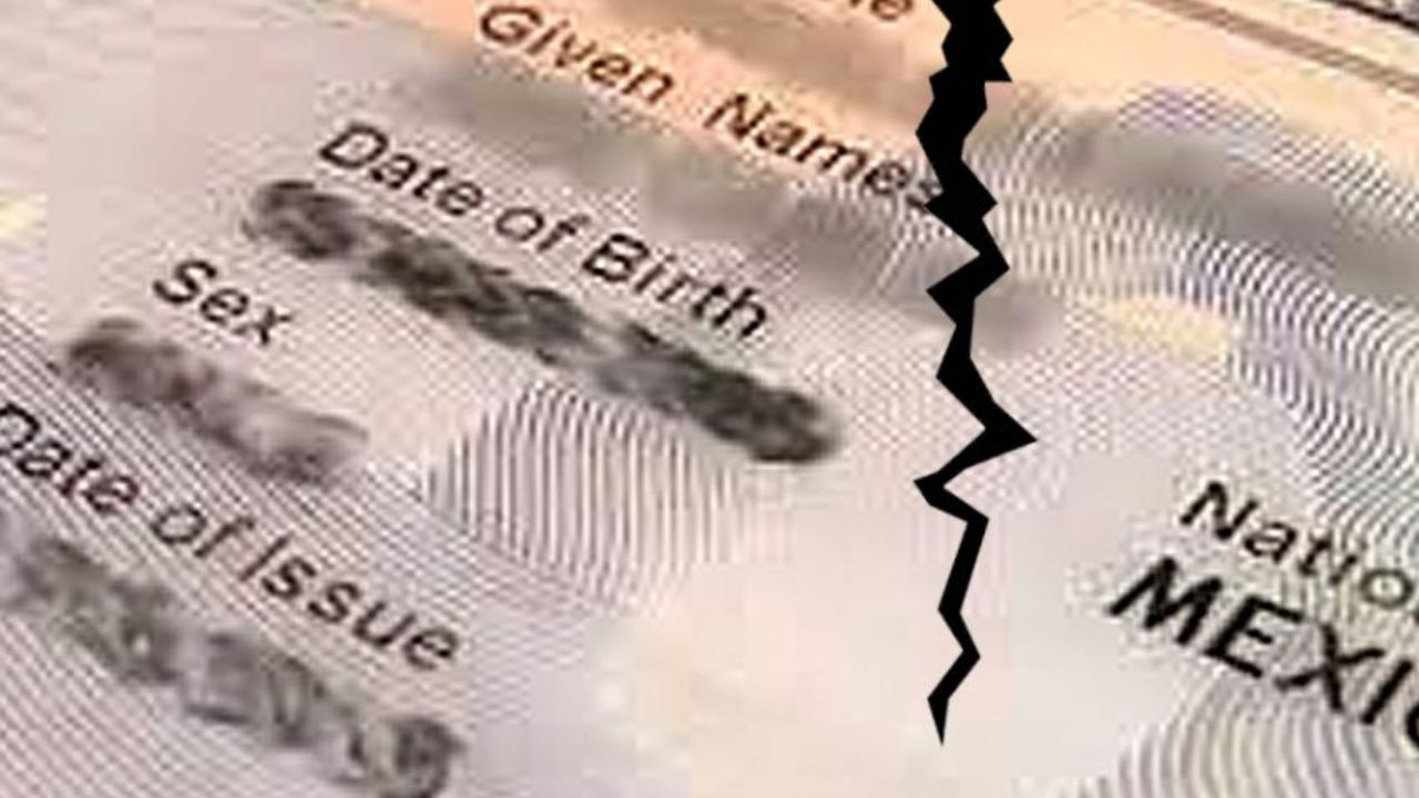 Visa en mal estado