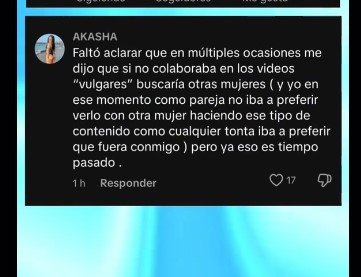 Akasha Murillo responde a Supremo tras llamarla