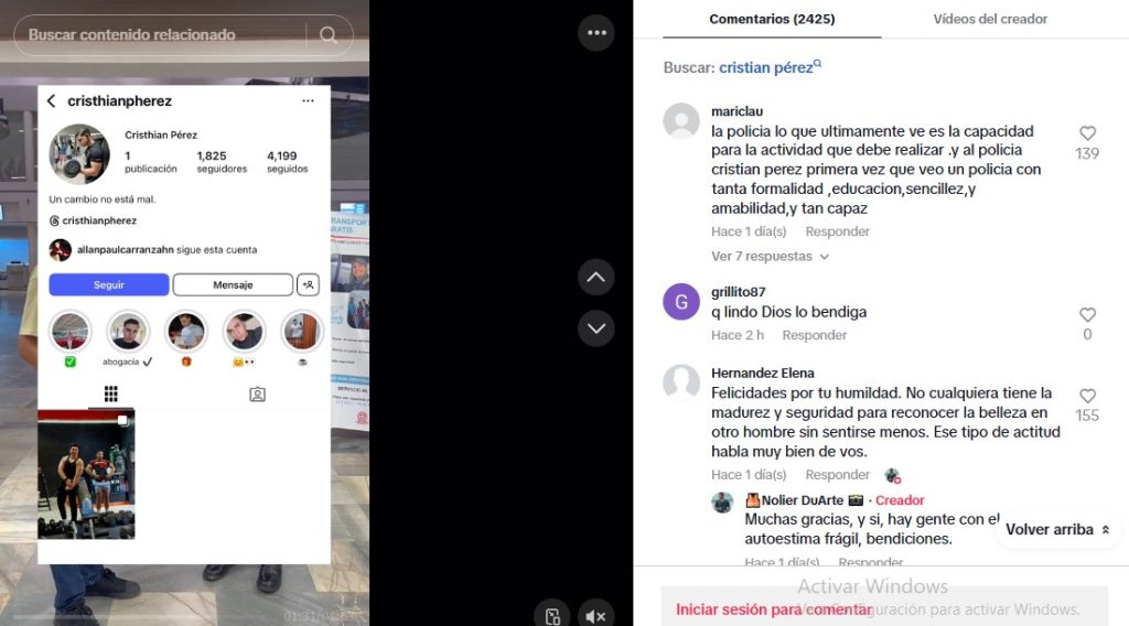 Oficial hondureño se vuelve viral por sesión fotográfica: “¡Yo sí me dejo arrestar!”