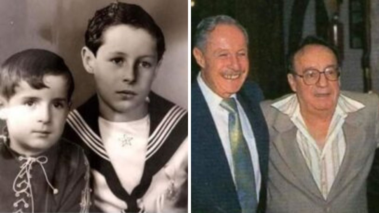 Chespirito y su hermano 