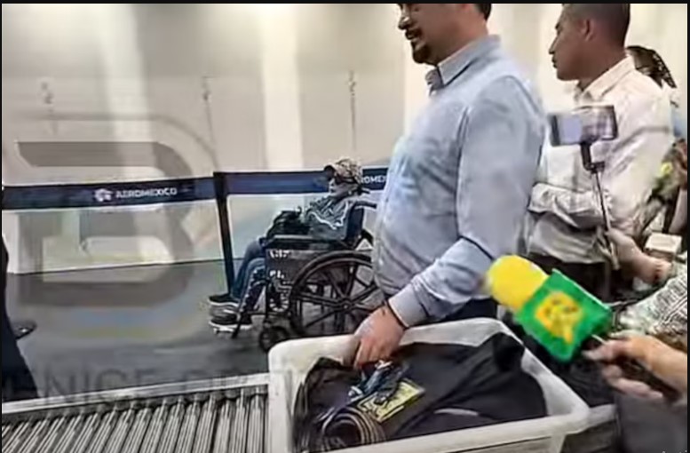 La Chilindrina en silla de ruedas