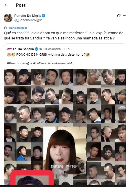 Sister Hong y Poncho de Nigris