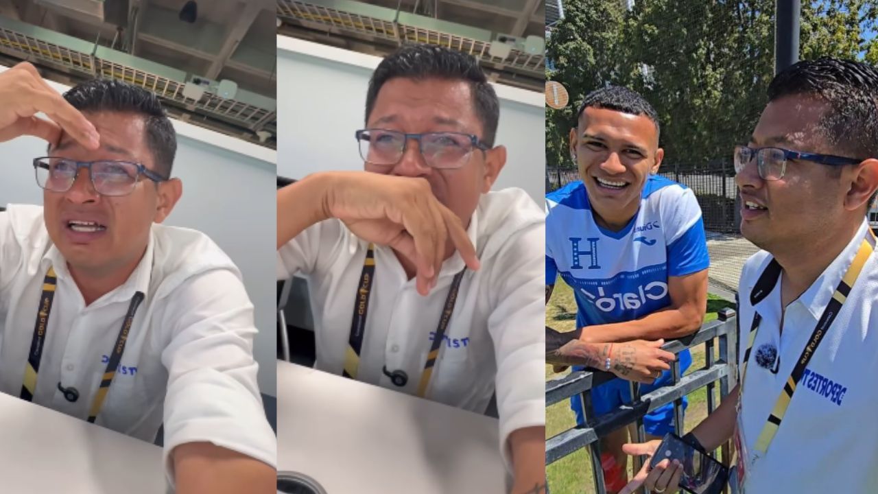 Jorge Fermán llora de emoción tras triunfo de Honduras ante Panamá y espera con fe el duelo ante México
