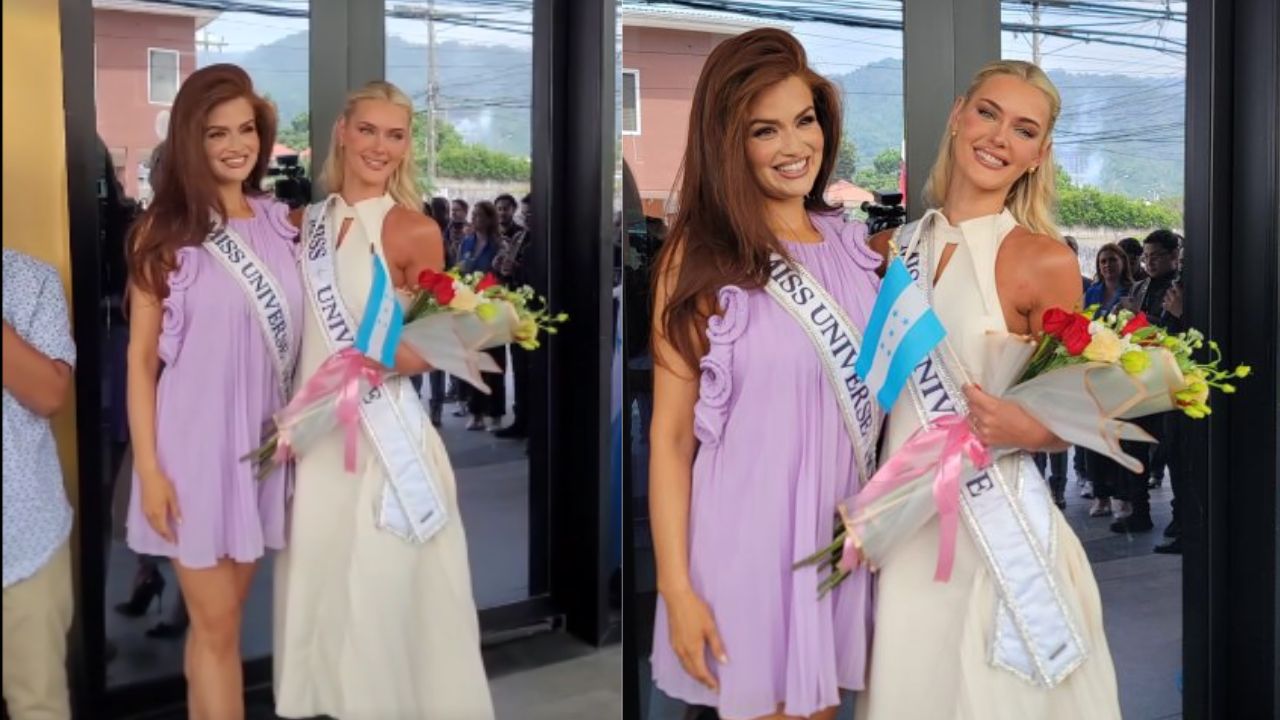 Imagen Principal de Nota: Miss Universe 2024, Victoria Kjær Theilvig, ya está en Honduras. Así fue recibida