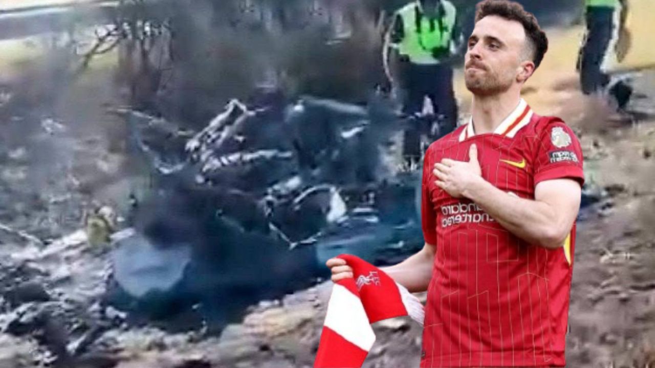Imagen Principal de Nota: Impactante video muestra cómo se incendió el Lamborghini de Diogo Jota tras el accidente fatal