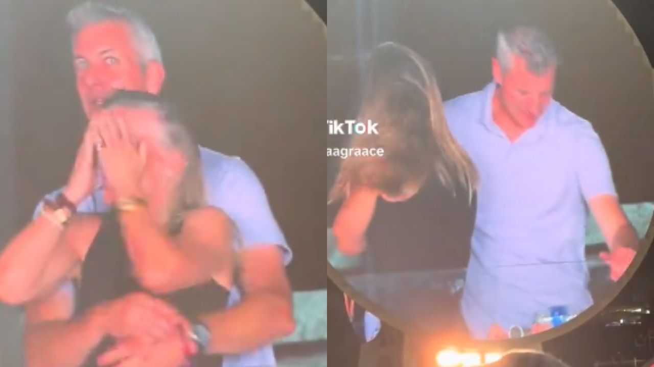 Imagen de Empresario es captado con su amante durante concierto de Coldplay y se hace viral