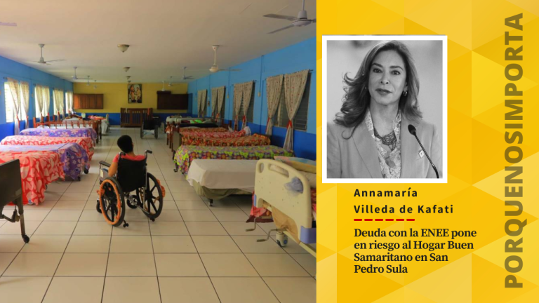 Deuda con la ENEE pone en riesgo al Hogar Buen Samaritano en San Pedro Sula