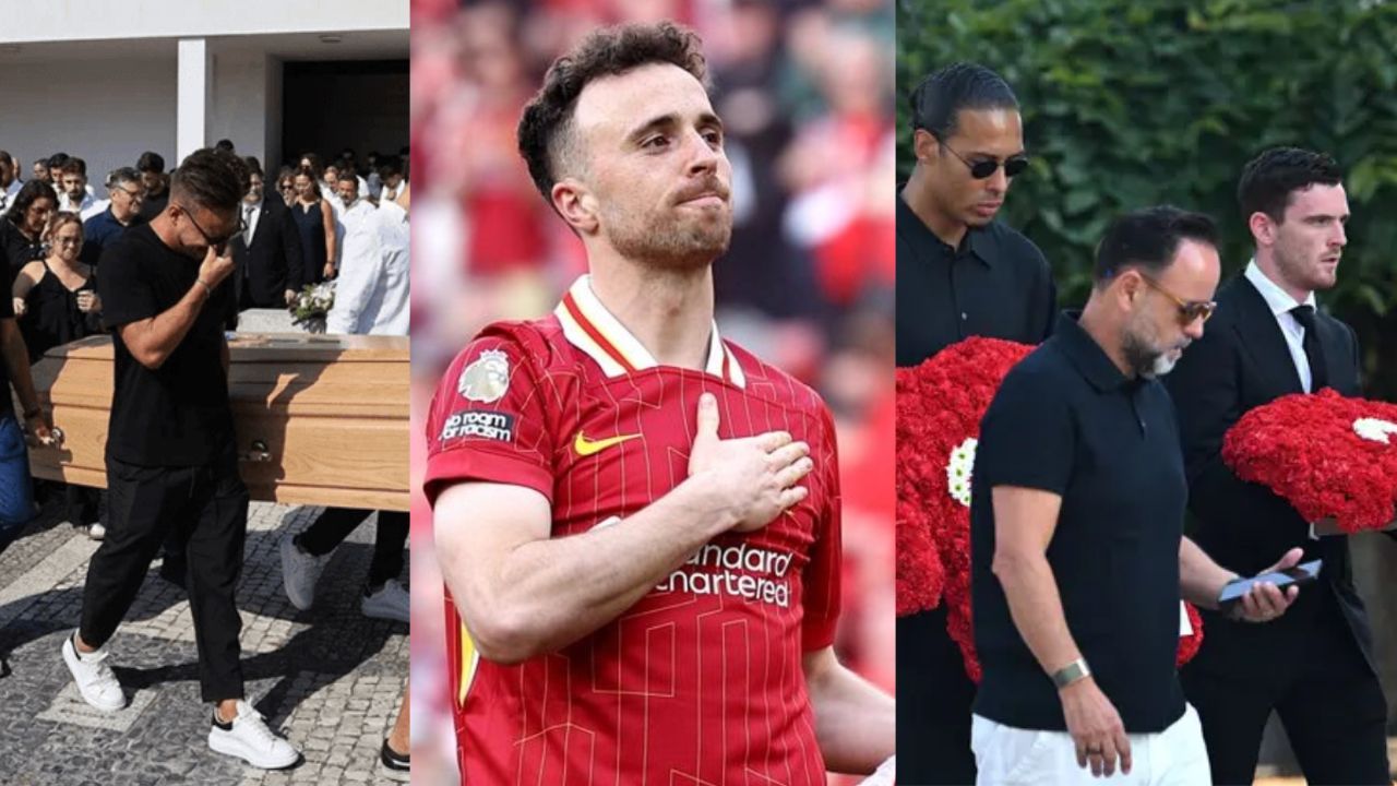 Imagen Principal de Nota: Liverpool y estrellas del fútbol portugués despiden a Diogo Jota y su hermano en un funeral lleno de dolor