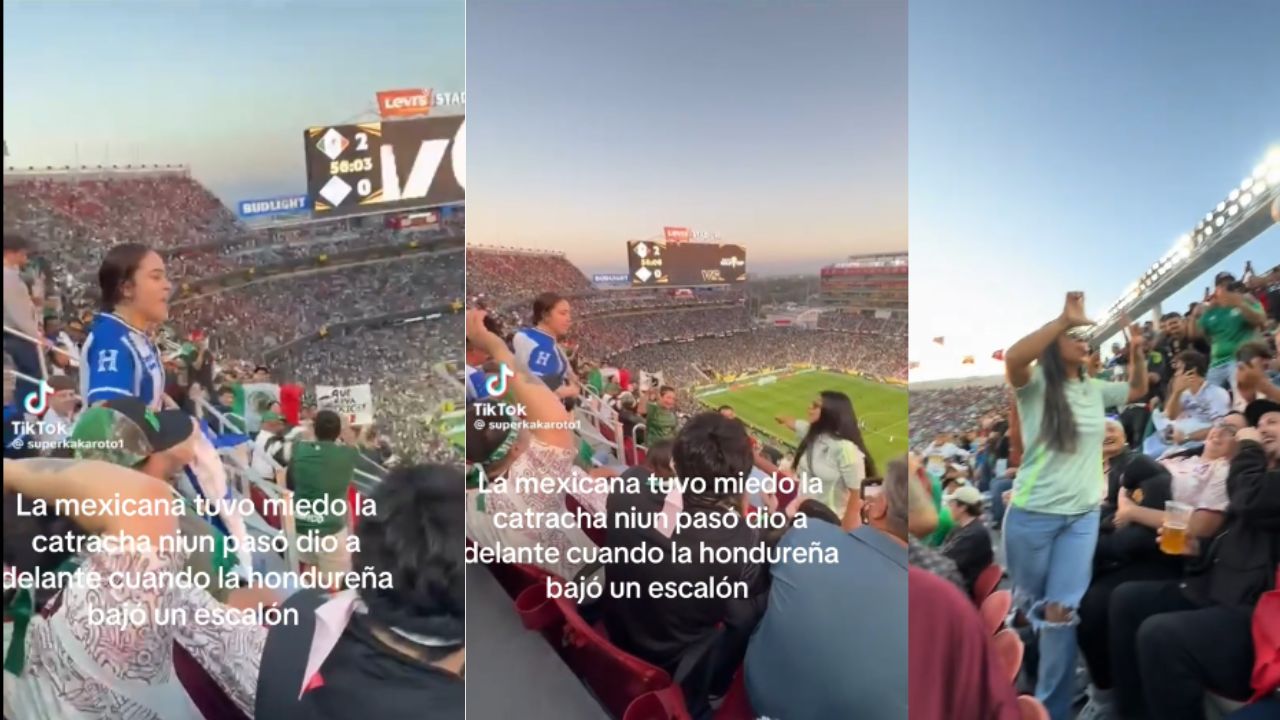 Imagen de Hondureña y mexicana protagonizan pelea en gradería