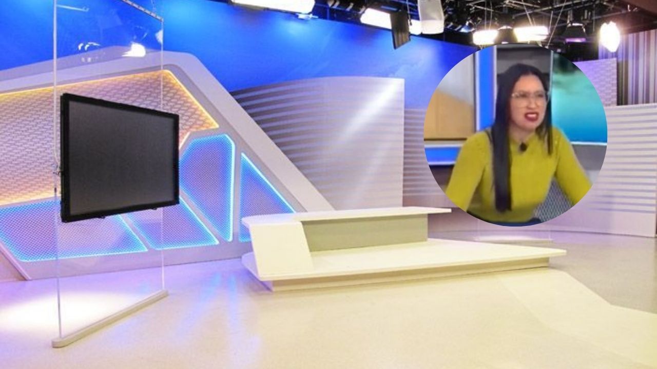 Imagen Principal de Nota: Video: Presentadora vive fuerte sismo en vivo y clama por ayuda al aire