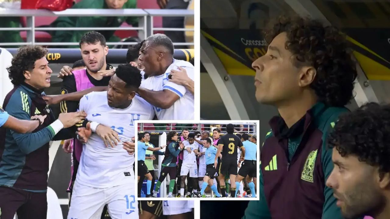 Romell Quioto y 'Memo' Ochoa protagonizan zafarrancho en semifinal de Copa Oro 2025