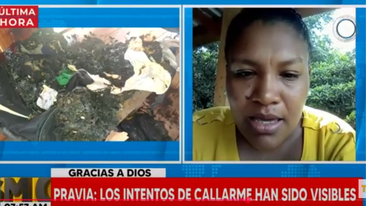 Yuam Pravia, periodista de Hoy Mismo, denuncia que intentaron quemar su casa con sus hijas adentro