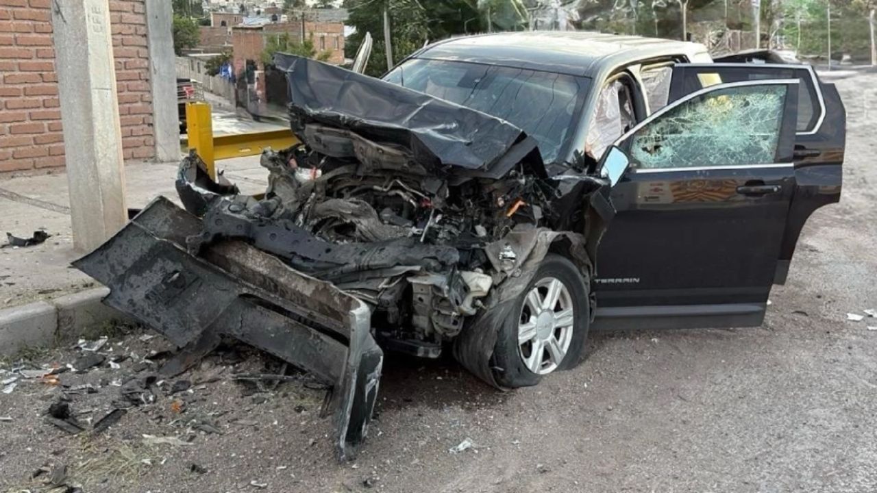 Supuesto vehículo del accidente de Yanin Campos
