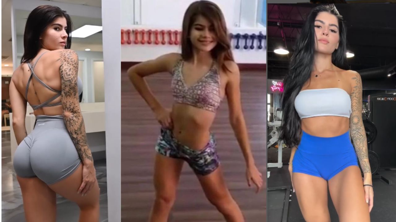Imagen de Thaissa Marvilla, la niña fit que brilló en culturismo y ahora en la página azul