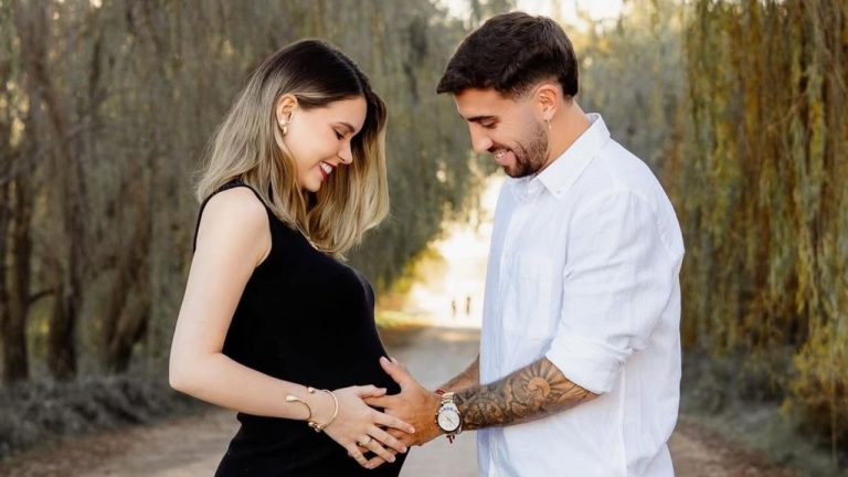 Imagen Principal de Nota: Cecilia García y Agustín Auzmendi presentan a su hija Emma