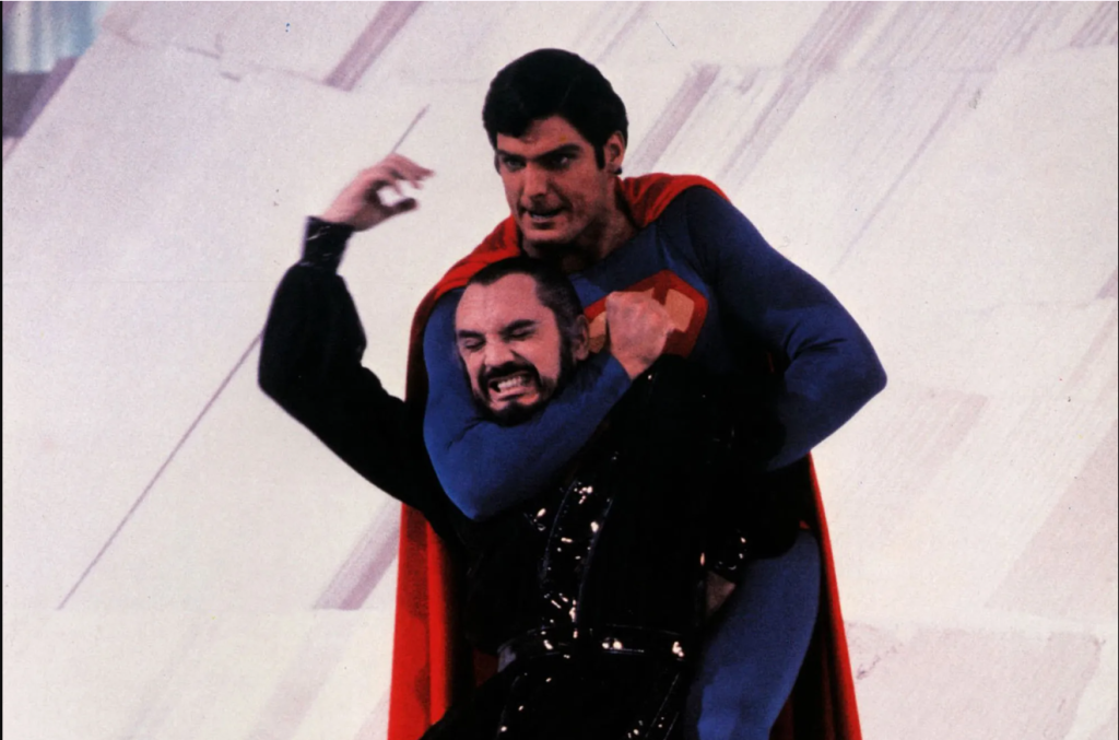 Terence Stamp junto a superman