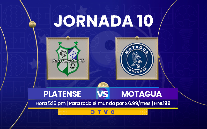 EN VIVO: Platense vs. Motagua, juego disponible a nivel mundial