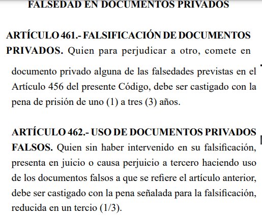 Articulo del Código Penal