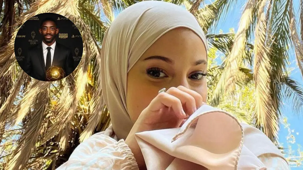 Imagen de Así es Rima Edbouche la esposa de Dembélé