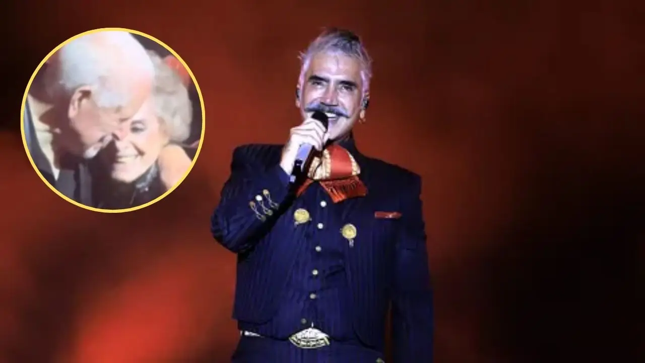 Alejandro Fernández reacciona al polémico beso de su madre con su tío