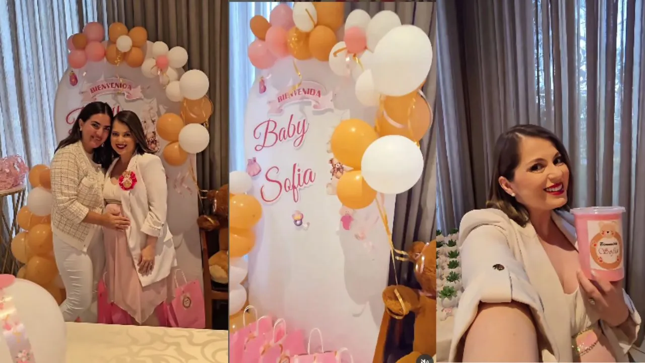 Así fue el emotivo baby shower de Jackie Redondo