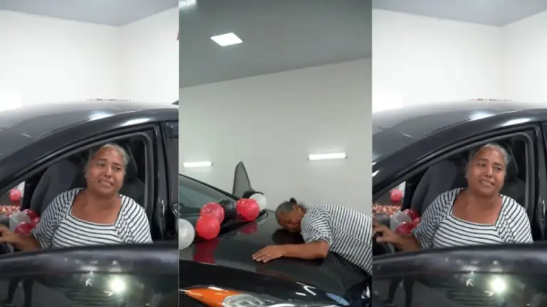 Imagen Principal de Nota: Tiktoker brasileño le regala carro a madre soltera hondureña
