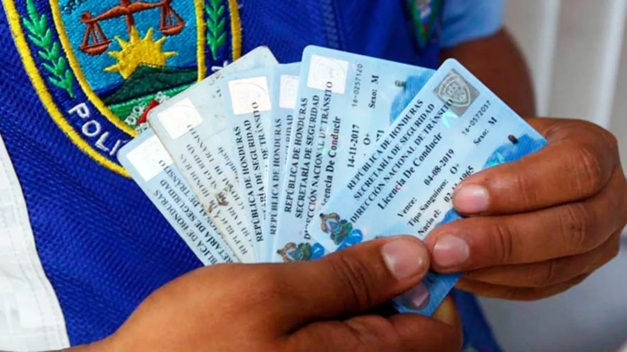 Con licencia pesada falsa: así detuvieron a ciudadano hondureño