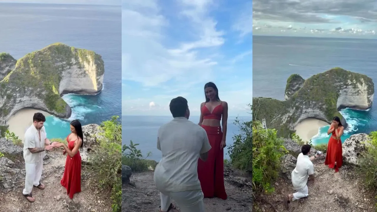 Mache Alvarado da el "Si acepto" en Indonesia; así fue la romántica propuesta