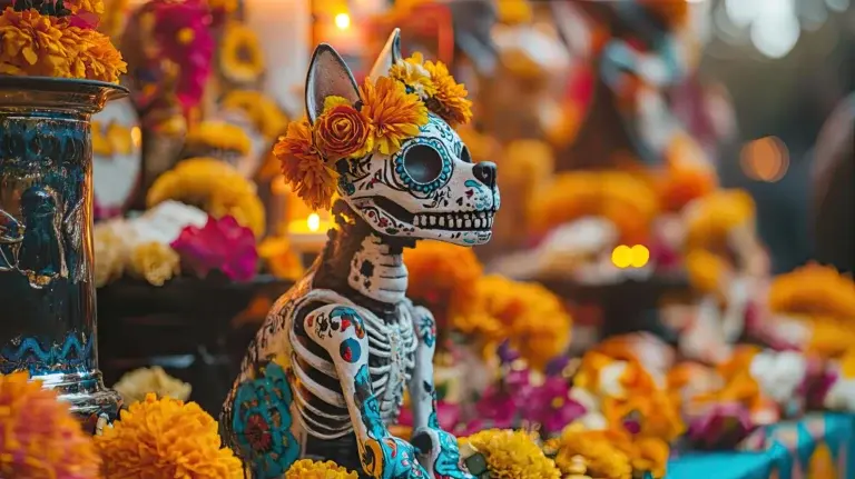 Día de muertos mascotas