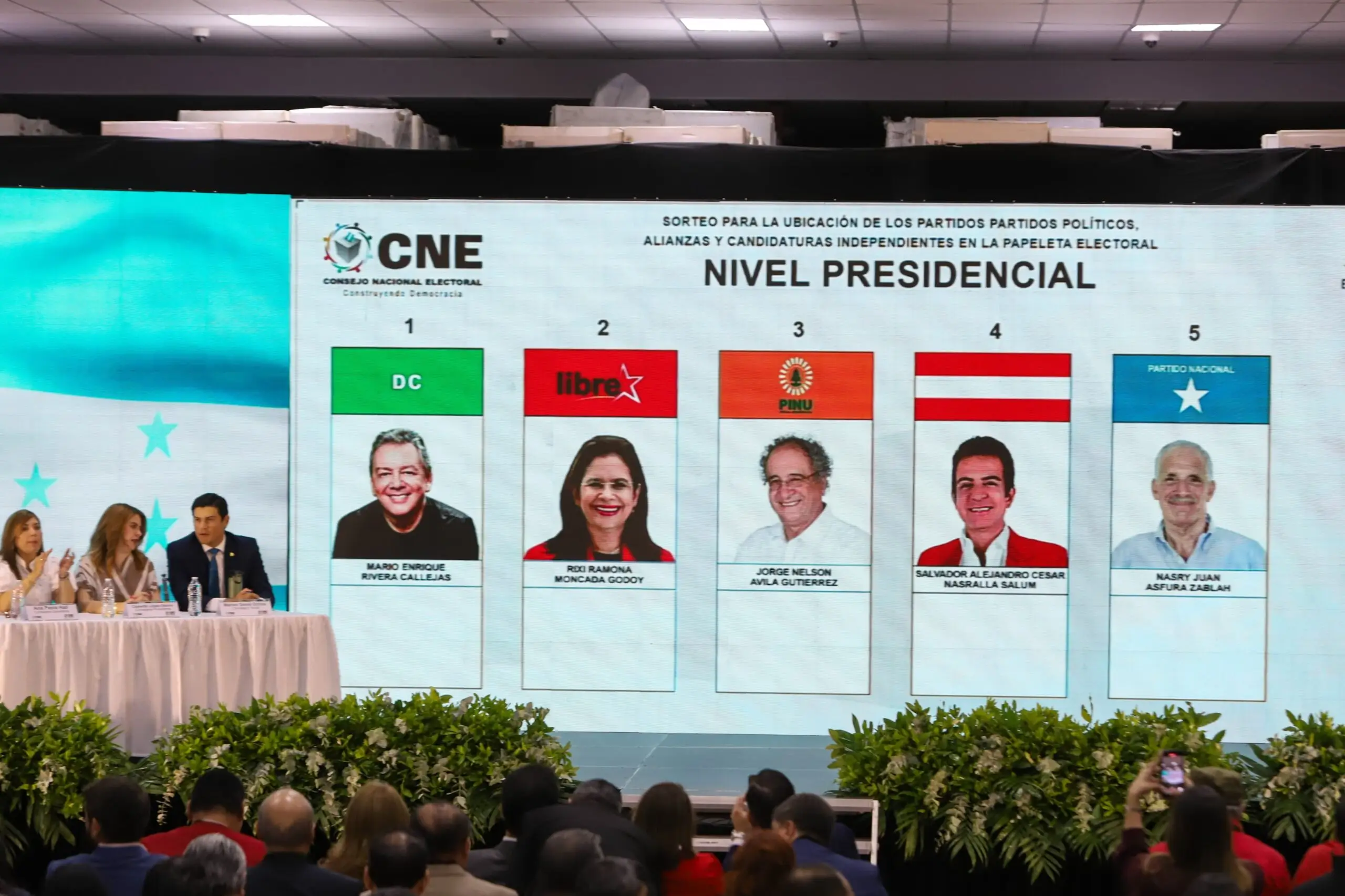 presentación de papeleta