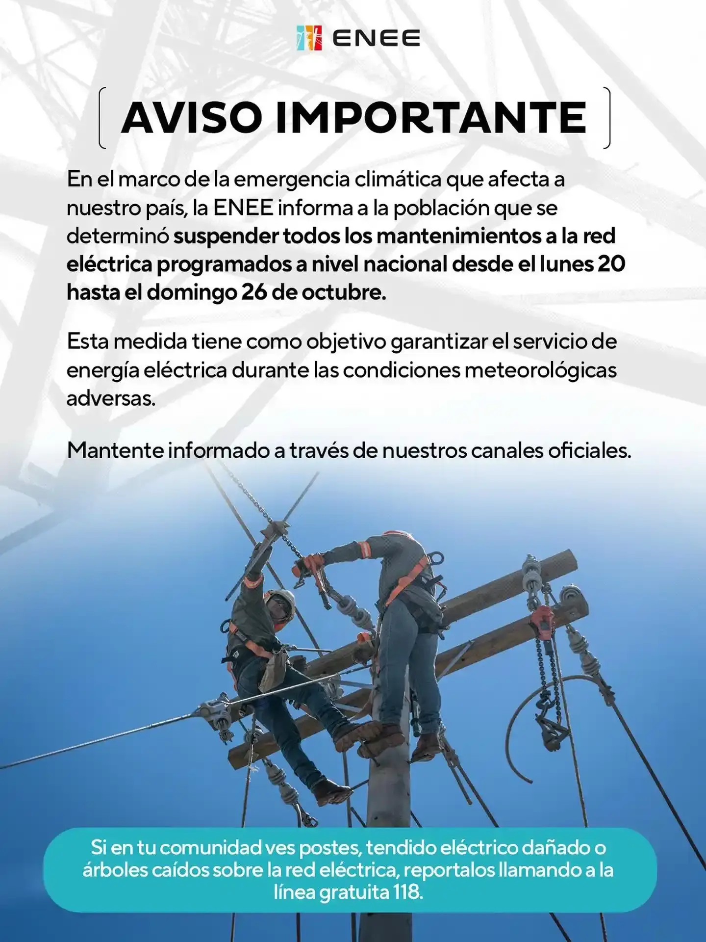 comunicado enee
