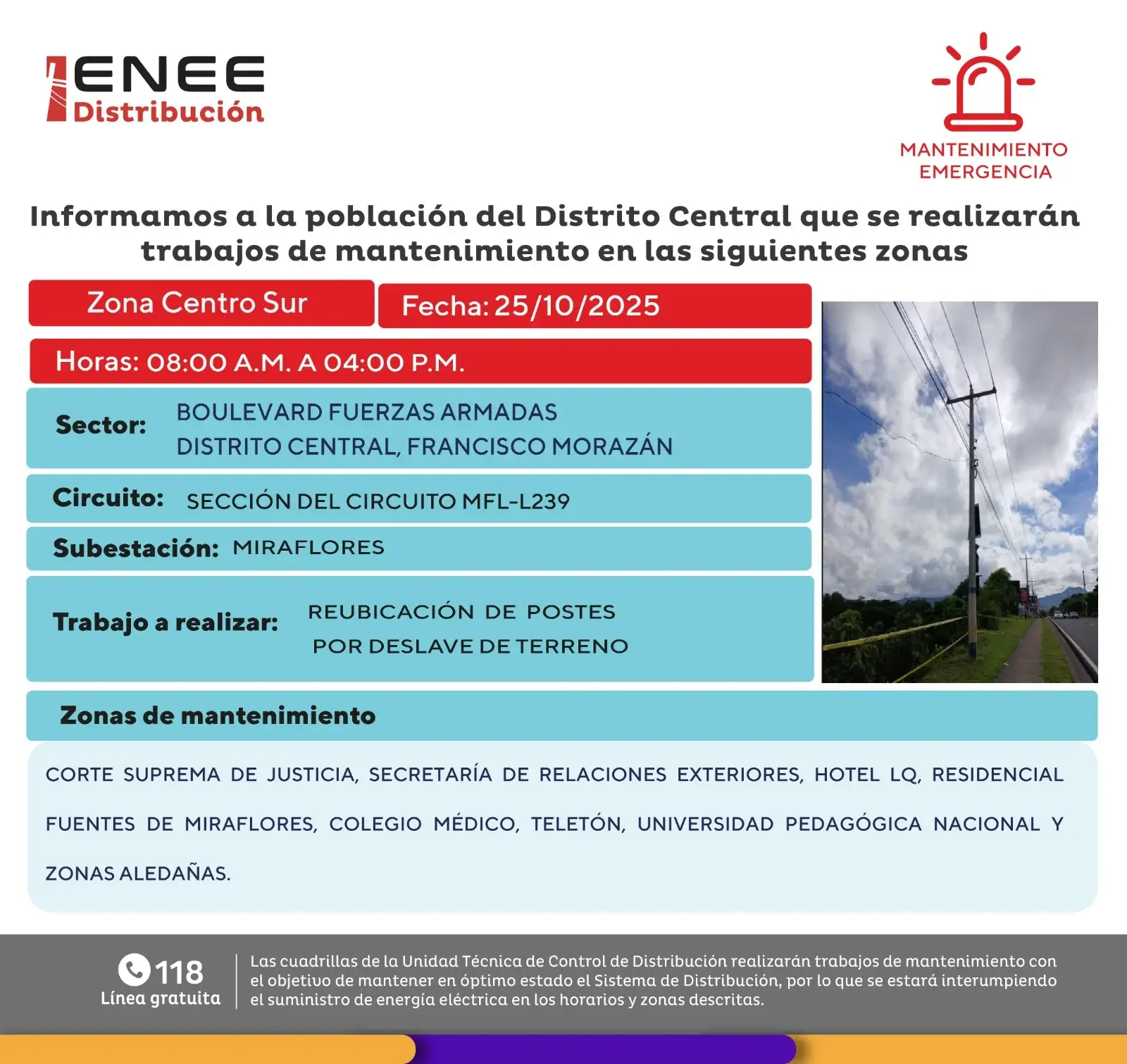 cortes de energía