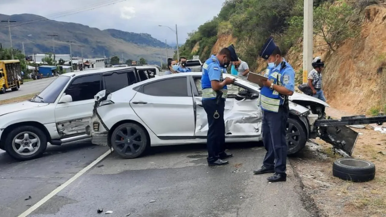 Usuarios en shock por accidente captado por dron en Tegucigalpa
