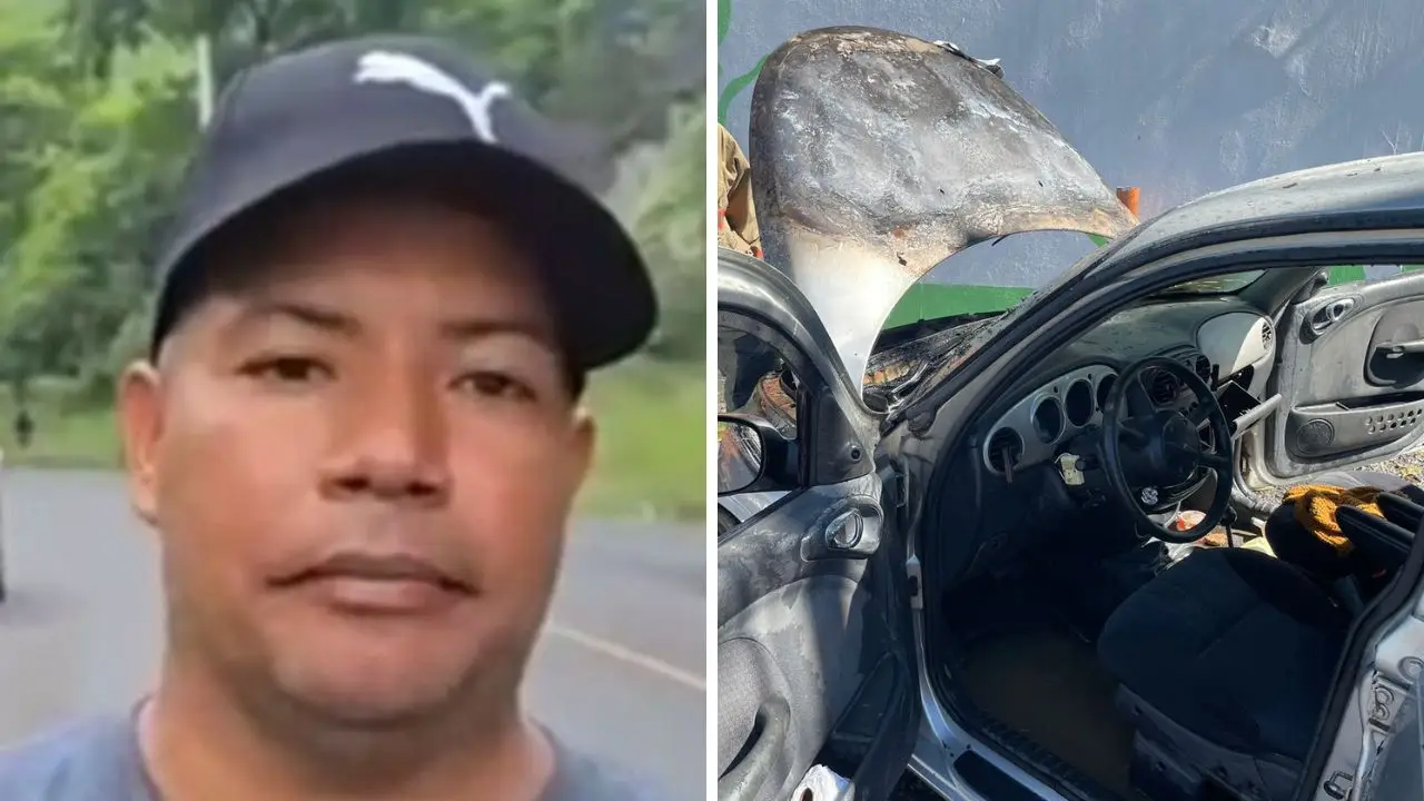 Imagen de Dos horas después de comprar camioneta en autolote se le quema
