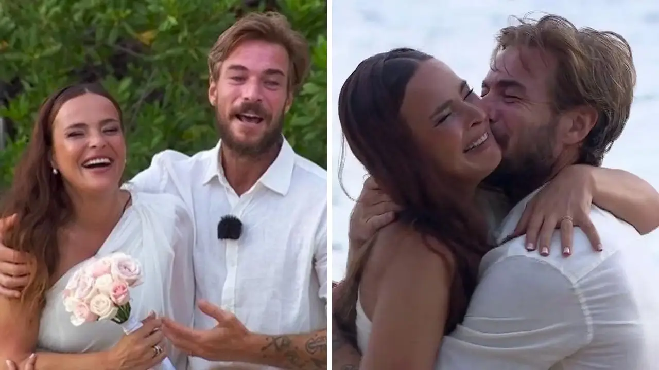 Imagen de Participantes de 'Supervivientes All Stars' se casan en cayos cochinos