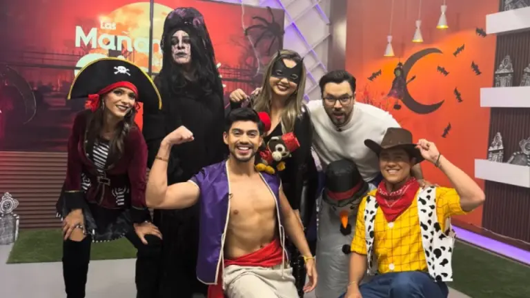 Imagen de Nota: Presentadores de Las Mañanas del Cinco se lucen con creativos disfraces de Halloween