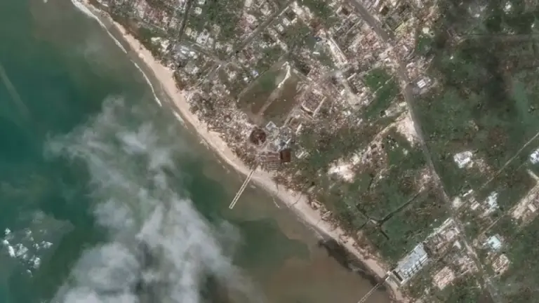 Imagen de Nota: Satélites captan el devastador impacto de Melissa en Jamaica