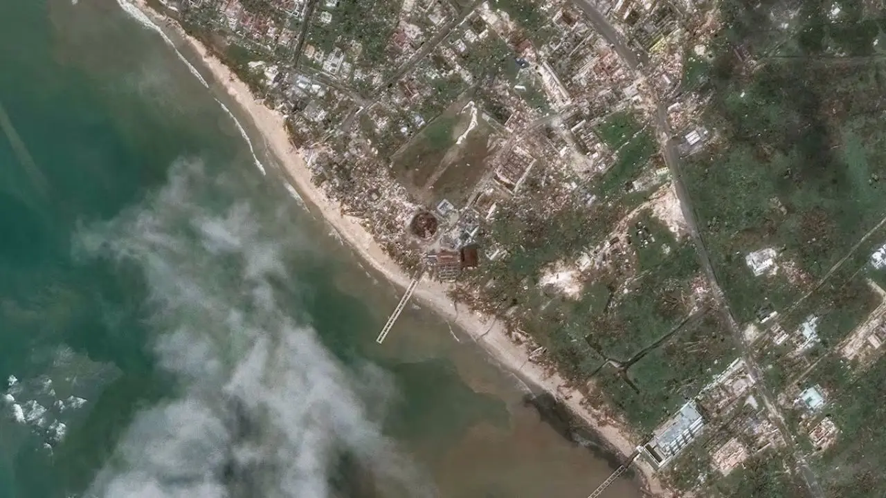 Imagen Principal de Nota: Satélites captan el devastador impacto de Melissa en Jamaica