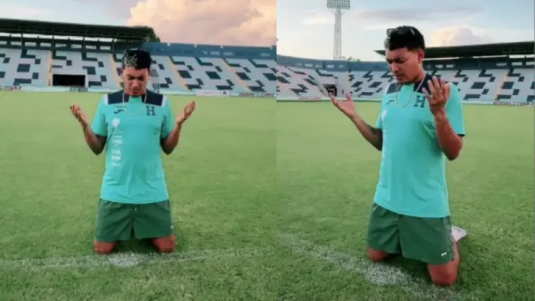 Imagen Principal de Nota: De rodillas y agradeciendo a Dios Supremo celebra nueva noticia  ¿Regresó a Tiktok?