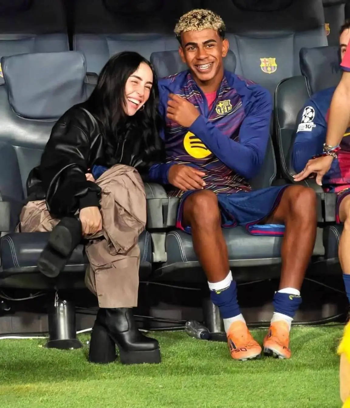 Lamine yamal y Nicki nicole