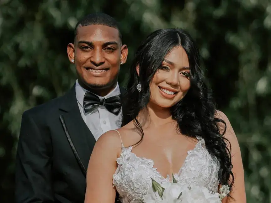 Joseph Rosales y su esposa
