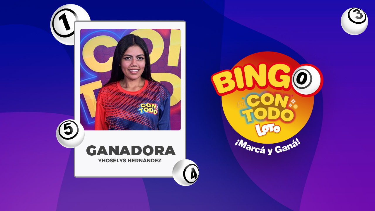¡La suerte sonríe! Yhoselys Hernández gana L 30,000 en el Bingo Con Todo Loto