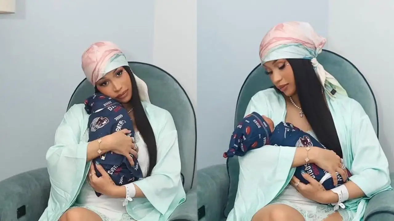 Cardi B sorprende al revelar que hizo con el cordón umbilical de su hijo