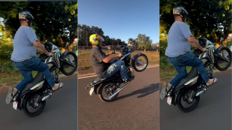 Imagen de Nota: Video muestra momento exacto de muerte de influencer; viral por acrobacias en moto