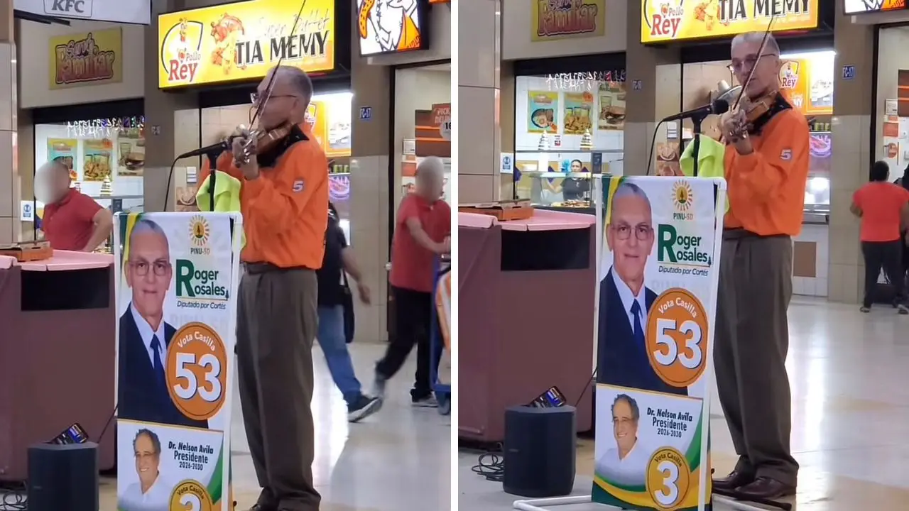 De la música a la política: candidato a diputado muestra su talento en centro comercial Imagen de De la música a la política: candidato a diputado muestra su talento en centro comercial