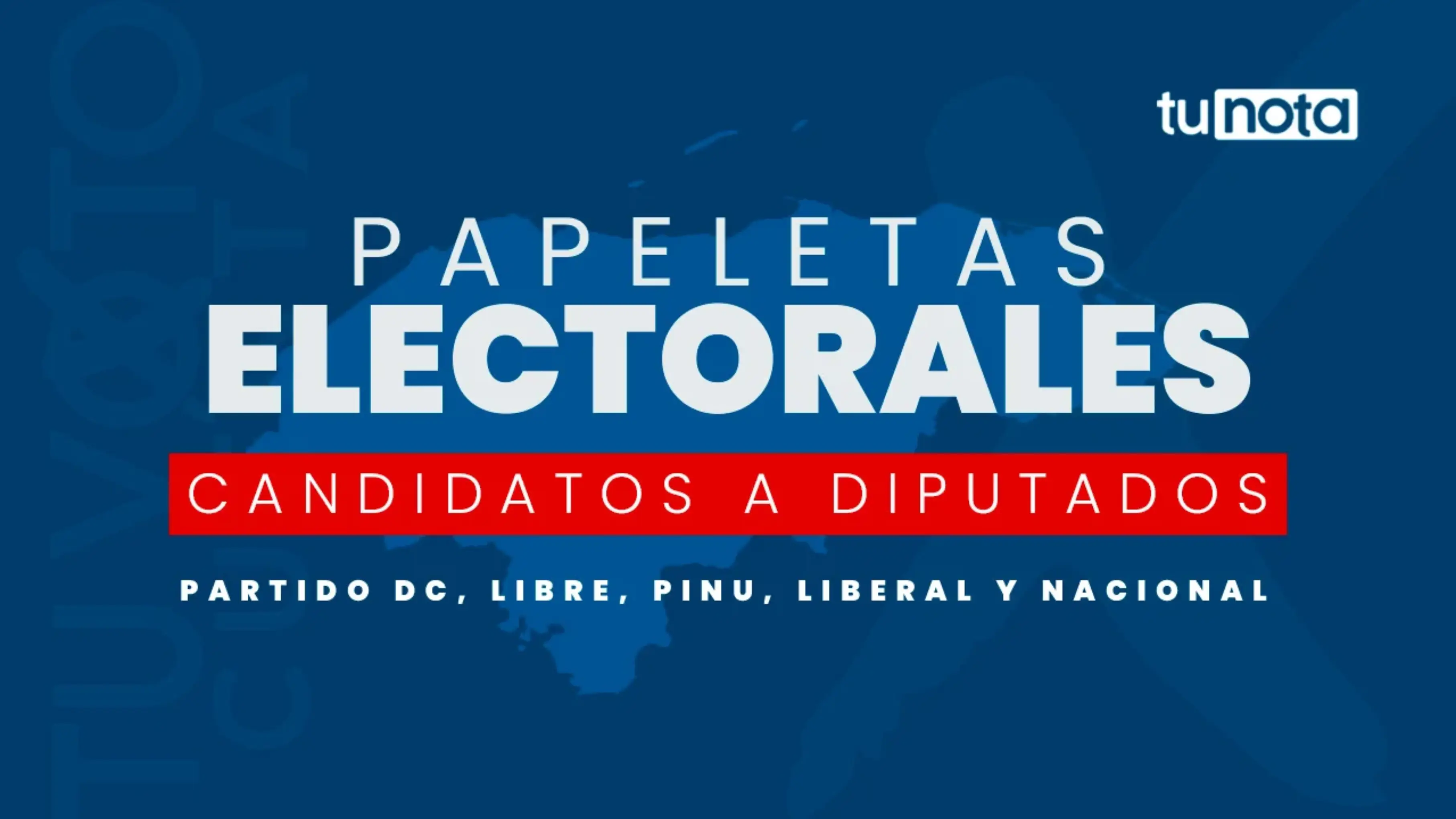 Papeleta de diputados Honduras 2025: consulta candidatos por departamento
