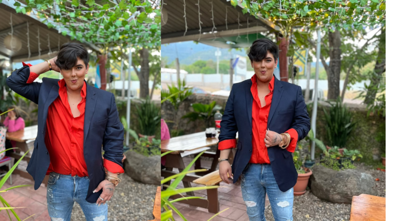 Imagen Principal de Nota: Sandrez presume su outfit para votar y lanza un mensaje a sus seguidores