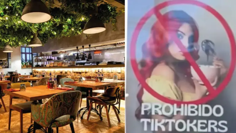 Imagen de Nota: Restaurante prohíbe entrada a tiktokers y coloca mensaje