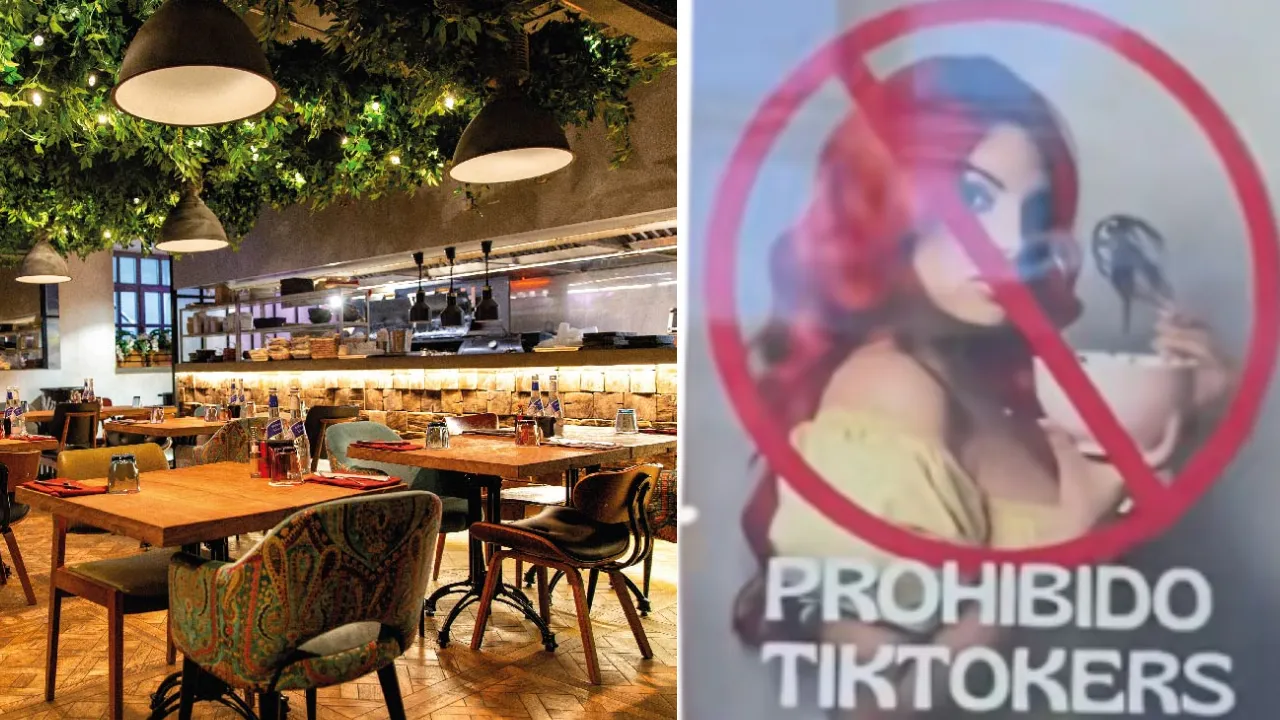 Imagen Principal de Nota: Restaurante prohíbe entrada a tiktokers y coloca mensaje