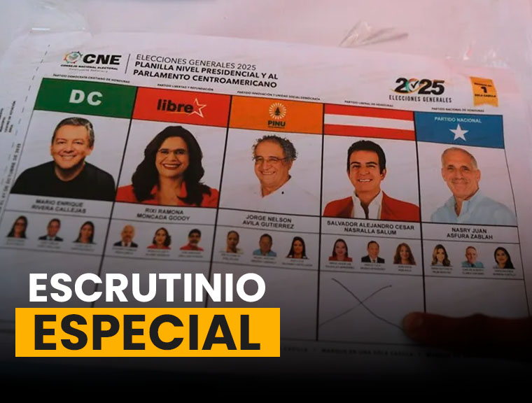 Elecciones Generales 2025- Escrutinio Especial